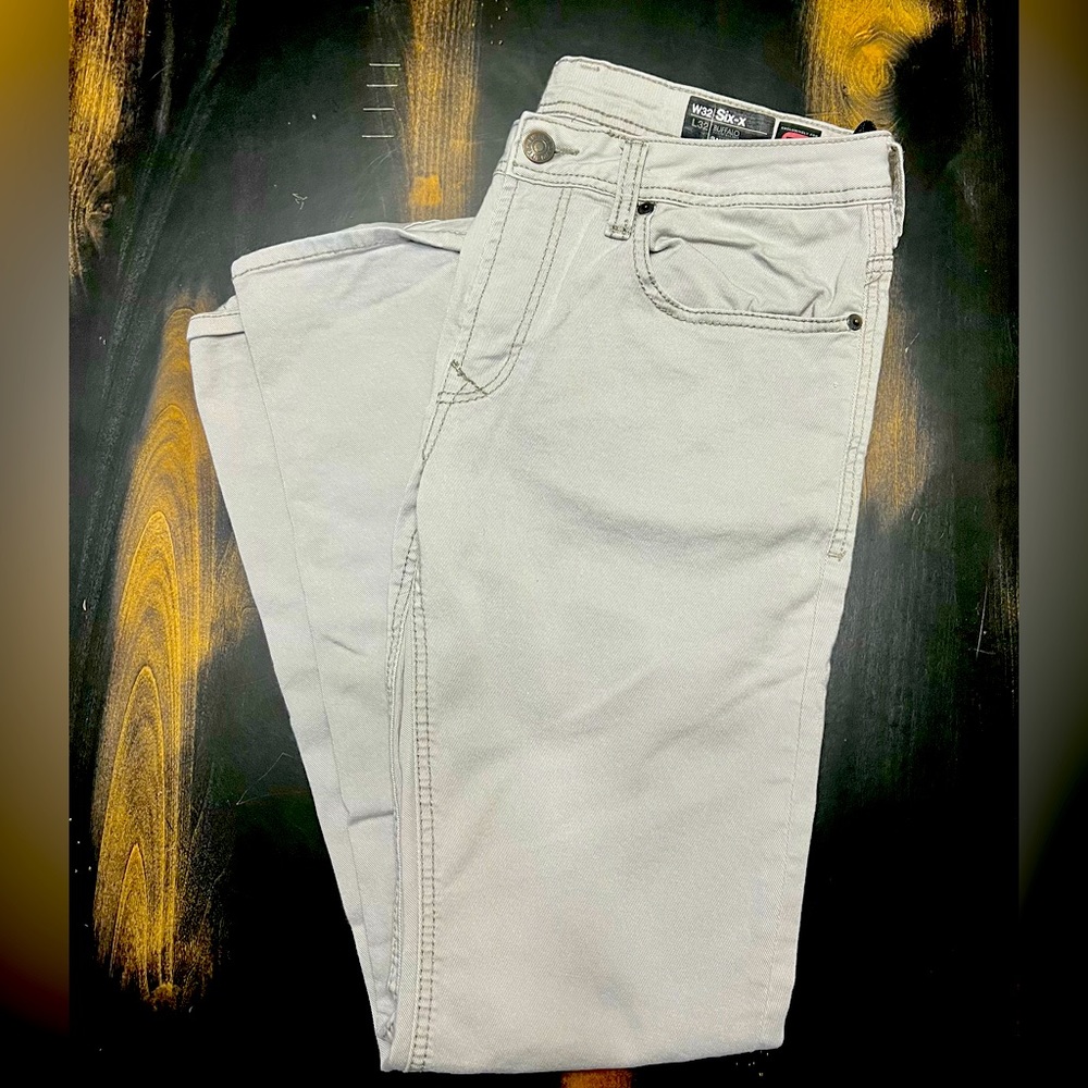 Buffalo jeans Six-X (slim straight), size 32x32, light gray